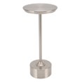 thumbnail image 4 of Cordless Table Lamp Rechargeable 2000mAh 3 Levels Brightness Portable USB C LED Metal Bedside Lamp Silver, 4 of 14