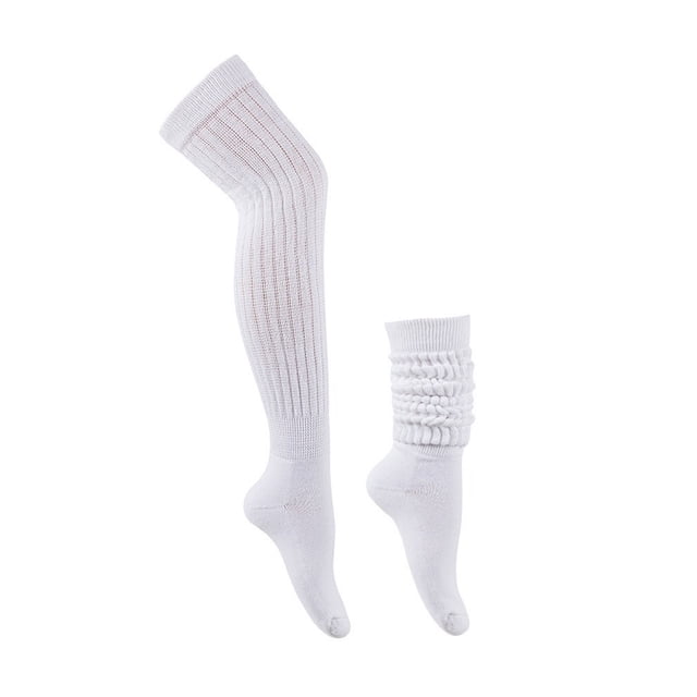 Women's Lengthening Thick Socks Colorful Over The Knee Pile Socks