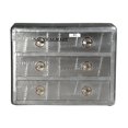thumbnail image 3 of NauticalMart Aviator Three Drawer Chest Aluminium For Home And Office Decor, 3 of 3