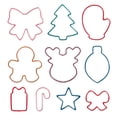 thumbnail image 2 of Ensemble de 10 emporte-pièces à biscuits en acier inoxydable Holiday Time, 2 of 8