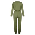 thumbnail image 5 of FAIWAD Ensemble 2 Pcs pour Femme Chandail à Manches Longues à Col Rond et Pantalon de Jogging Long Survêtement Décontracté, 5 of 5