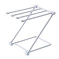 thumbnail image 1 of Support pour Débarbouillettes à 4 Bras, Étendoir Pliant pour Serviettes, Porte-Chiffon, Porte-Lavette Pliable, Porte-Serviette à Main, Support de Rangement Vertical pour Torchons de Cuisine, 1 of 7