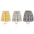 thumbnail image 4 of Jupe Plissée à Volants Florale pour Femmes, Jupe Taille Haute, Jupe Mini Évasée pour Filles, 4 of 9