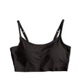 thumbnail image 1 of Xfvqtps Womens Bras Wireless Solid Color Adjustable Spaghetti Strap Elastic Pullover Comfortable Breathable Daily Bras Black, 1 of 5