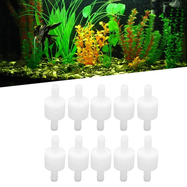 10Pcs PE Single Way Check Valve for Aquarium Air Pump High Performance Suitable for Chemical Industry