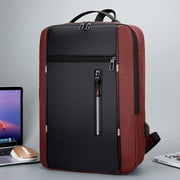 RRJ Laptop Backpack 16 Inch, Slim Business Travel Backpack with USB Charging Port, Water Resistant College Study Computer Bag for Men Women, Durable Laptop Bag for Work Office Commute