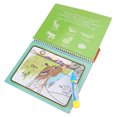 thumbnail image 2 of Greensen Portable Children Magic Coloring Painting Book with Water Drawing Pen Kids Early Learn Toy, Children Coloring Books, Kids Coloring Book, 2 of 7