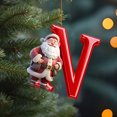 thumbnail image 5 of Vaidha 26 Letters Christmas Tree Decoration Pendant Christmas Tree Ornaments Personalized DIY Christmas Ornaments Christmas Decoration Xmas Tree Hanging Decor Feature, 5 of 5