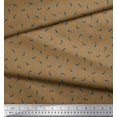 thumbnail image 2 of Soimoi Silk Fabric Triangle & Rocket Cartoon Decor Fabric Printed Yard 42 Inch Wide, 2 of 3