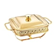 thumbnail image 4 of DOLITY Chafing Dish Buffet Chafer Set with Water Pan for Restaurant Banquet Parties Gold, 4 of 9
