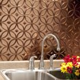 thumbnail image 2 of Fasade Rings Oil Rubbed Bronze 18in x 24in Decorative Vinyl Backsplash Panel 5 Pack, 2 of 5