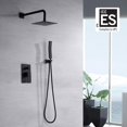 thumbnail image 5 of sumerain Matte Black Pressure Balance Shower Systems with 8 Inches Rain shower and Handheld, Rough-in Valve Body and Trim included, 5 of 5