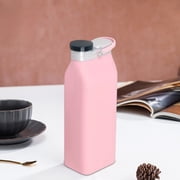 Fwttom Home Decor Food Grade Silicone Foldable Water Bottle 20 Ounces Foldable Water Bottle for Travel Sports Water Bottle with Three-Layer Leak Proof Function