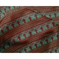 thumbnail image 4 of oneOone Silk Tabby Fabric Chevron & Swirl Block Printed Craft Fabric BTY 42 Inch Wide, 4 of 4