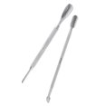 thumbnail image 4 of Tachiuwa Stainless Steel Nail Cuticle Spoon Pusher Remover Cutter 3Pcs, 4 of 9