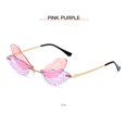 thumbnail image 4 of 1 Pce Lunettes de Soleil Rétro Steampunk Personnalisées Sans Monture à Dégradé Transparentes, 4 of 5