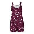 thumbnail image 4 of Penkiiy Combinaison Sans Manches pour Femme, Bourgogne, Taille 2TG, 4 of 6