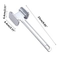 thumbnail image 1 of Aluminum Alloy Double-Sided Meat Tenderizer with Mirror-Polished Surface and Non-Slip Handle, 1 of 2