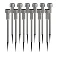 thumbnail image 1 of Flash Furniture Hartford 12 Pack LED Solar Lights - All-Weather Stainless Steel Outdoor Solar Powered Lights - Landscape Lighting for Pathway Garden & Yard, 1 of 5