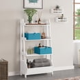 thumbnail image 4 of RiverRidge Home® Amery 4-Tier 24in Ladder Shelf with Open Storage Organizer - White, 4 of 6