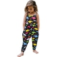 thumbnail image 2 of Birdeem Girls Childrens Summer Romper Printing Sling Sleeveless Backless Short Jumpsuit, 2 of 9