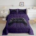 thumbnail image 2 of Erosebridal Video Game Comforter Sets Queen Size,Spider Wed Bedding Queen Comforter Set,Gamepad Room Decoration,Reversible,3Pcs, 2 of 8