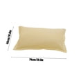 thumbnail image 3 of SnowVibe Solid Color Pillowcase - Polyester Sleep Pillowcase, Good for Sleeping, Soft and Breathable Sleep Pillowcase, 5 Colors, 18.90x29.13 Inch for Bedroom and Home Use, 3 of 6