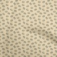 thumbnail image 1 of oneOone Tissu Viscose Georgette Jaune Rétro Minimal Burger Matériel de Robe Tissu Imprimé Tissu au Mètre 42 Pouces de Large, 1 of 5