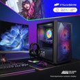 thumbnail image 4 of STGAubron Gaming Desktop PC, Intel Core I5 3.3Ghz up to 3.7Ghz, AMD Radeon RX 550 4G GDDR5, 16G Ram, 512G SSD, WiFi, BT 5.0, RGB Fan x 3, RGB Keybaord & Mouse, RGB Mouse Pad, W10H64, 4 of 5
