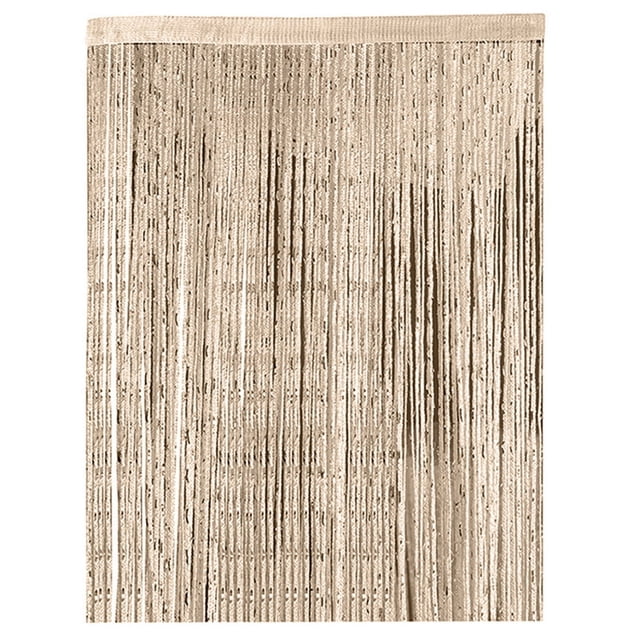HLONK Rideaux à Paillettes 100x200CM Rideaux de Porte Fenêtre Panneaux à Franges Séparateur de Pièce pour Décoration Intérieure