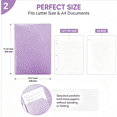 thumbnail image 3 of ZTTD Folders with Pockets (6 Pack, Assorted Colors), Plastic Folder with Pocket, Poly Folder for Documents Letter Size, 2 Pocket Folders with Business Card Slot for Home, S-chool, Office, 3 of 4