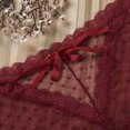 thumbnail image 4 of Faithtur Femmes Transparente Dentelle Culottes Couleur Unie Respirante Slips, 4 of 7