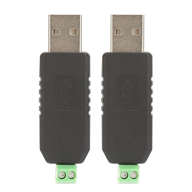 RS485 Adaptateur Convertisseur, Connecteur RS485, Compatible CH340 2PCS Mini Module Adaptateur Série pour Win8/Win7//XP/Vista Système de Contrôle d'Accès CH340 USB à RS485