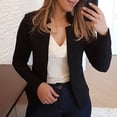 thumbnail image 1 of TIMIFIS Womens Casual Blazers Open Front Long Sleeve Work Office Jackets Blazer-Black - Fall/Winter, 1 of 5