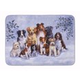 thumbnail image 1 of Carolines Treasures BDBA316ARUG Tapis de Mousse à Mémoire Lavable en Machine Winter Dogs, 1 of 1