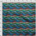 thumbnail image 4 of oneOone Polyester Spandex Green Fabric Floral Craft Projects Decor Fabric Printed By The Yard 56 Inch Wide, 4 of 5