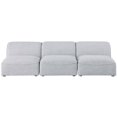 thumbnail image 4 of Meridian Furniture Miramar Gris Durable en Lin Texturé Canapé Modulaire, 4 of 12