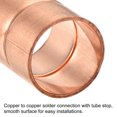 thumbnail image 5 of Unique Bargains 16mm Straight Copper Pipe Coupling Connecting Adapter Solder Connection for Plumbing 2 Pack, 5 of 5