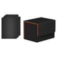 thumbnail image 4 of Boîte pour Jeu de Cartes avec Fermeture Contenant de Cartes de Collection Porte-Cartes Noir Orange, 4 of 8