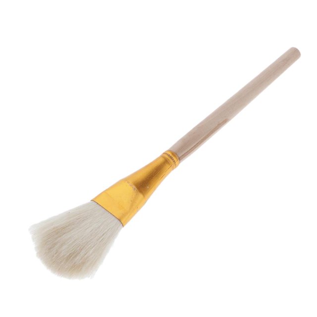 Pro Dedicated Wooden Brush Soft Hair Sweep Duster. .5x3cm