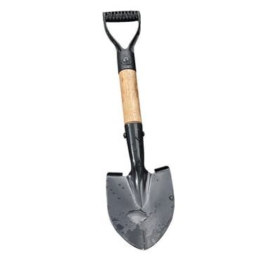 Small Round Digging Shovel Kids Mini Beach Garden Snow Shovel