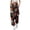 Orange, variant on Bmisegm Stylish Women's Casual Pants with Halloween Cartoon Print for Everyday Wear Black S