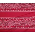 thumbnail image 4 of oneOone Polyester Lycra Red Fabric Floral Bandhani Sewing Craft Projects Fabric Prints By Yard 56 Inch Wide, 4 of 4