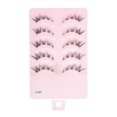 thumbnail image 1 of Unique Bargains 5 Pair Natural False Eyelashes for Makeup Black ZB51, 1 of 4