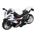 thumbnail image 1 of Kids Motorcycle Toy, Pull Back Alloy Motorcycle Model Toy Improve Sensory Perception Fine Details  For Display White, 1 of 8