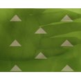 thumbnail image 4 of oneOone Georgette Viscose Green Fabric Triangle Geometric Crafts Projects Decor Fabric Printed By The Yards 42 Inches Wide, 4 of 4
