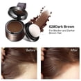 thumbnail image 3 of Herunwer Root Touch Up Hair Powder, Hairline Powder Instantly Conceals Hair Loss, Instantly Hair Color Shadow Cover Gray Hair Root, Enhance Hairline Powder for Women Men, 3 of 9