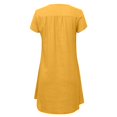 thumbnail image 5 of FcBaudy Robes d'Été pour Femmes, Robes pour Femmes, Jupe pour Femmes Mode Féminine Ample Loisirs Col en V Manches Courtes Robes d'Été Robe pour Femmes, 5 of 5