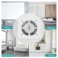 thumbnail image 4 of 4 Inch 20W 220V High Speed Exhaust Fan Toilet Kitchen Bathroom Hanging Wall Window Glass Small Ventilator Extractor Exhaust Fans, 4 of 7