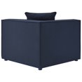 thumbnail image 3 of Modway Saybrook 6-Piece Modern Fabric Outdoor Patio Sectional Sofa in Navy, 3 of 11